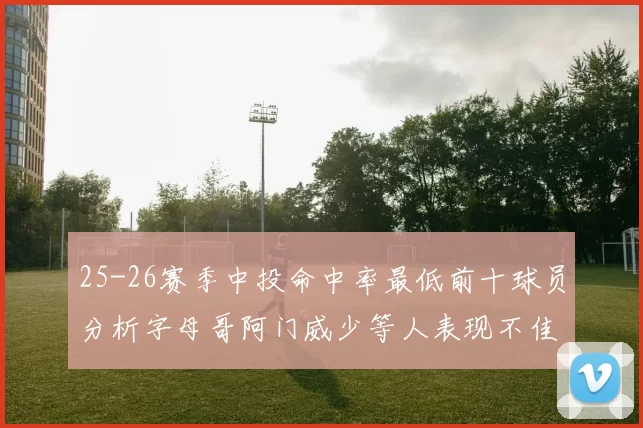 25-26赛季中投命中率最低前十球员分析字母哥阿门威少等人表现不佳